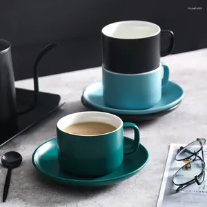 Кружки матовая авиационная чашка керамическая гирлянда кофе и блюдца набор простой европейский прямая чайная чая на заказ логотип