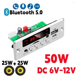 Bluetooth 5.0 MP3 -плеерная плата декодера FM Radio TF USB 3,5 мм Aux Module Cemule Car Kit Audio