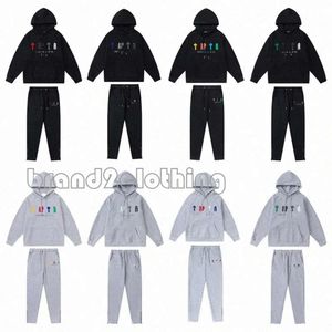 Trapstars hoodies havlu nakış erkek kapüşonlu yüksek kaliteli tasarımcılar giyim Avrupa ve Amerikan tarzı sweatshirt tasarımcısı kapşona travstar tracksuits