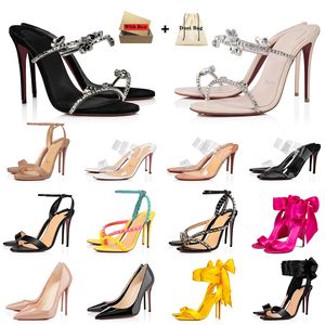 High Heels Designer Sandals sandali femminili Shoes Red Bottoms So Kate Christians Peep-toes Pointy Louboutins Bottom Loafers Luxury Heel