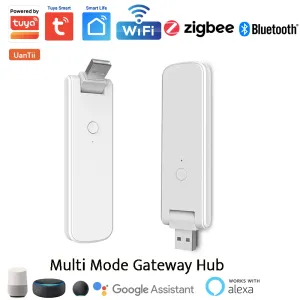 Контроль Tuya Smart MultiMode Gateway Wireless Hub работает с Tuya Bluetooth и Zigbee Products USB с питанием для Smart Home Hub Contra