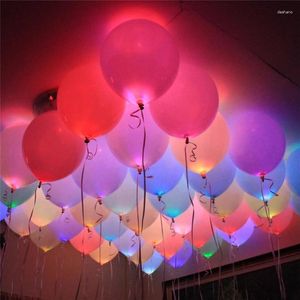 Parti Dekorasyonu 10 PC Mini Led Ampuller Lambalar Balon Işıkları Tatil Doğum Günü Dekorasyonları Ev Bahçe Düğünü