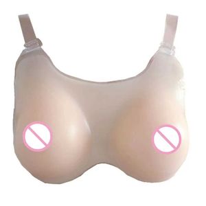 Göğüs pedi büyük sahte göğüsler kalkan hayat benzeri meme uçları yapay silikon göğüsler Shemale cosplay crossdresser transseksüel için tetas oluşturur