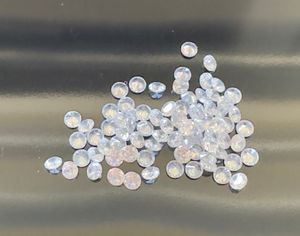 Pietra preziosa reale di Moissanite sciolta da 10 ct, 0,7-3 mm, impeccabile, colore FL D, taglio rotondo, carati