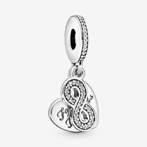 Sonsuza Kadar Arkadaşlar Dangle Charm Pandoras 925 STERLING Gümüş Lüks Cazibe Set Set Bilezik Yapma Takım Tasarımcı Kolye Orijinal Kutu Hızlı Nakliye