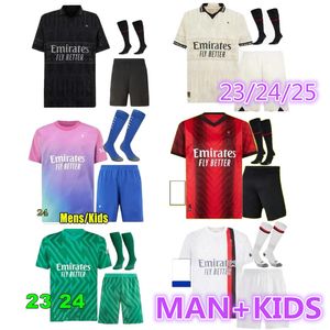 IBRAHIMOVIC 23 24 25 maglie da calcio MILANS KOCHE GIROUD DE KETELAERE R. LEAO TONALI THEO 2023 2024 versione tifosi maglia da calcio speciale quarta 4a ac uomo bambini kit