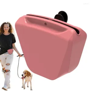 Переноска для собак, сумка для закусок, силиконовая тренировочная переноска, портативная дорожная прогулочная сумка с кликером для домашних животных и кошек
