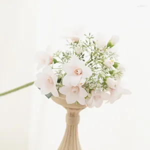 Dekoratif Çiçekler Hyrangea Yapay Şube İpek Buketler Çelenat Ev Düğün Oturma Odası Masa Dekorasyon Sahte Çiçek Aksesuarları Hediyeler