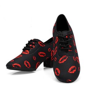 Pompalar Moda Yumuşak Sole Unisex Dans Ayakkabıları Erkekler İçin Kadın Kızlar Balo Salonu Dans Modern Tango Caz Performans Uygulaması Salsa Ayakkabıları