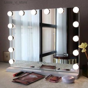 Светодиодные гирлянды для зеркала для макияжа, комплект лампочек, 10 USB-гирлянд, регулируемая яркость, косметические прикосновения, контроль косметических зеркал, лампа YQ240401