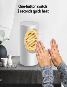 400W Elektrikli Isıtıcı Hızlı Isıtma Fanı Taşınabilir Masaüstü Ofis Isıtma Home Warmer Machine için Sıcak Hava Üfleyici