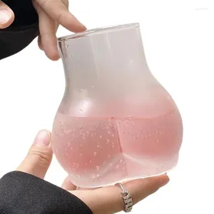 Bicchieri da vino da 450 ml di bicchiere a cespuglio divertenti in buco rosa tazza da caffè bevande da bere per la sala da pranzo caffè