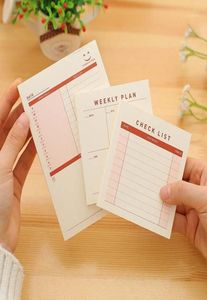 Todo Çıkartma Notları Çıkartma İş Memo Planı Not Hafta Pad Sheetpc1 Planlayıcı Diy Günü Yapışkan Scrapbook Listesi 60 Masaüstü FRBTS8033889