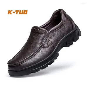 Прогулочная обувь K-TUO Мужские осенне-зимние мужские спортивные летние кроссовки из натуральной кожи KT-1040-1