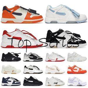 Top Series Out Of Office Sneaker WhiteShoes For Walking Men Running shoes White Black Navy Blue Vintage Distressed Casual Sports off Sneakers Trainers