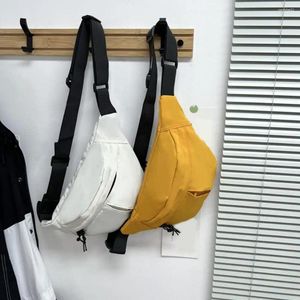 Sacos de cintura saco de peito zíper suave ajustável capacidade espaçosa resistente ao desgaste item de moda estilingue acessório de roupas crossbody