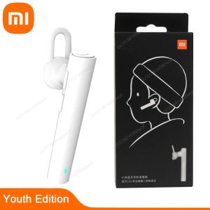 Kulaklıklar Orijinal Xiaomi Bluetooth Youth Edition Kulaklıklar Mi Bluetooth Hacim Kontrolü Mobil Akıllı Telefon İçin MIC ile Handfree Handsfree Earbuds