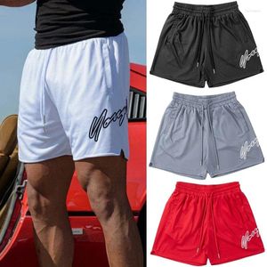 Pantaloncini da uomo Asciugatura rapida Mesh Sport Casual Pantaloni da allenamento da basket Abbigliamento da spiaggia Estate 2024