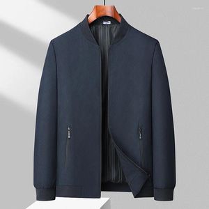 Erkek Ceketler 2024 İlkbahar Yaz Koleksiyonu Çin resmi klasik yönetici ceket erkekler siyah donanma eğlence kıyafetleri kurumsal moda