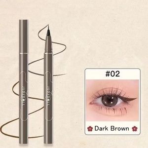 Judydoll Ultra-Fine Sıvı Eyeliner Kalem Mat Yalan İpekböceği Göz Kirpik Kalem Hızlı Kuru Pürüzsüz Kalıcı Göz Farı Makyajı 240325