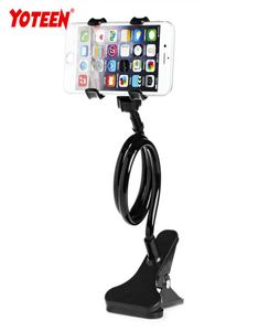 Yoteen cep telefonu sahibi Universal Clip Mount 360 Derece Dönen Stand Samsung6125911 için iPhone için esnek kol