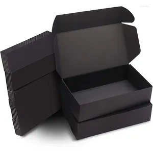 Подарочная упаковка, черная сверхжесткая коробка для самолета, бумажная складная упаковка для свадебной вечеринки, упаковка одежды для малого бизнеса, индивидуальный логотип