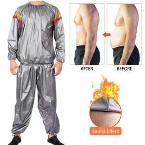 Spor giyim fitness kilo kaybı ter sauna takım elbise egzersiz anti-su geçirmez yağ yakma