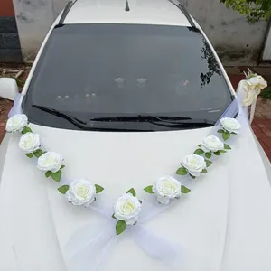 Dekoratif çiçekler düğün araba dekorasyon headdress çiçek malzemeleri ana düzen yaratıcı simülasyon ekibi aksesuarları
