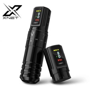 Xnet Vipera Profesyonel Kablosuz Dövme Makinesi Ayarlanabilir Strok 2.4-4.2mm OLED Ekran Dövme Sanatçıları İçin 2400mAh Pil 240323