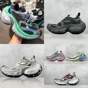 Tasarımcı Ayakkabı Track 10xl Koşu Ayakkabıları Sıradan Balenciaitess 12. Nesil 10xl Tekne Spor Ayakkabıları En Popüler Parça Siyah Gri Mavi Yeşil Paris Hız Tablo
