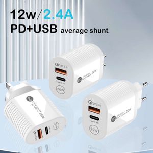 Новое мобильное зарядное устройство PD12W 5V2.4A Type-c PD Зарядная головка Адаптер британского стандарта