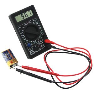 DC voltmetre ammetre ohm test cihazı için profesyonel dt832 dijital multimetre LCD