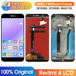 Steuerung 5,0-Zoll-Bildschirm für Xiaomi Redmi 4 (4x) 2016060 2016090 Mag138 Mae136 LCD-Display, digitaler Touchscreen mit Rahmen für Redmi4-Bildschirm