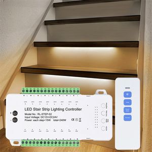 Merdiven Işık Sensörü Denetleyici Otomatik Açma Hareket Sensörü Anahtar Aydınlatma Sistemi Ev Merdivenleri Maks 16 28 Adım Kontrol