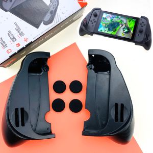 Nintend Switch için Kılıflar Taktik Tutuşlar Dockable Tetikleme Handgrip Nintendo Switch için El Kabuğu NS Joycon Oyun Yuvaları ile Tutamak