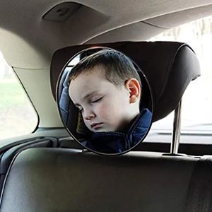 Зеркало для детского автомобиля, зеркало с видом на заднее сиденье, обращенное к ребенку сзади, уход за младенцами, квадратный безопасный детский монитор, украшения для автомобиля