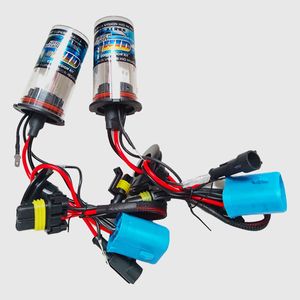 2pcs 9007/9004 Auto HID Xenon Halogen -Scheinwerferbirne 12V 35W/55W 4300K ​​6000K 8000K 12000k Hochbahnen Ersatzauto -Leuchten