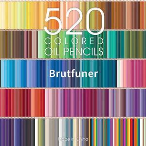 Карандаши Brutfuner 520 Colors Professional Oily Color Pencils Set Sketch Colored Cencil для рисования раскраски школы товары искусства