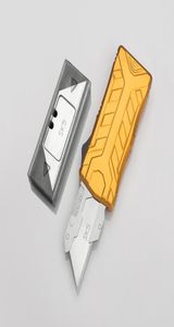 Yeni Varış Saber Wulf Kağıt Kesici Kesme Bıçağı Orijinal Çift Eylem Otomatik Yardımcı Hizmet Cep EDC 6061T6 Alüminyum Tutma Out5476097
