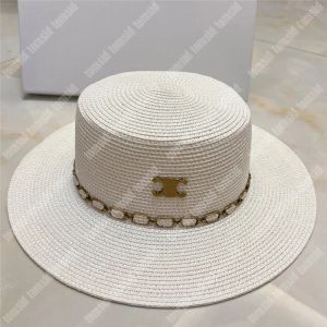 Дизайнерская соломенная шляпа летняя женская шляпа Sun Sunbonnet Fashion Beach Hat Unisex Grav