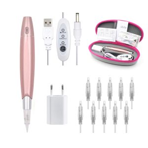 Машина Dermografo Charme Princess Tattoo Pen Kit Semiferent Makeup Microblading ручка для бровей для бровей для губ татуировки Hine Hine