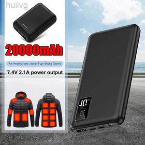 Cep Telefonu Güç Bankaları Yeni 20000mAH Power Bank Mini Harici Pil Şarj Cihazı Paketi Isıtma Ceket Kazak Çoraplar Eldiven Elektrikli Isıtma Ekipmanları 2443