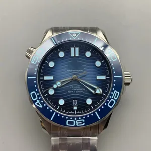 Sea Master Diver Summer Blue 210.30.42.20.03.003 AAAAA 5A Качество 1: 1 SuperClone VSF Factory Watches 42 мм мужчины Автоматическое механическое движение 8800 с подарочной коробкой против