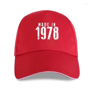 1978'de yapılan top kapakları tüm orijinal parçalar doğum günü yıldönümü erkek beyzbol şapkası pamuk için yenilik