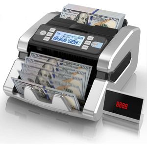 UV/Mg/IR/MT/DD Sahte Algılama, USD/EUR değeri fatura sayımı nakit sayımı ile yüksek hızlı anti -para makinesi - 1300 banknot/dakika sayılar