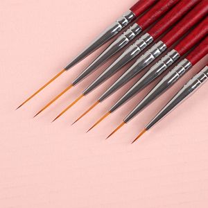 Источник производители ручка для ногтей из красного дерева ручка для вытягивания ногтей цветущая живопись цветочная живопись эскизная ручка bjd ручка для лица