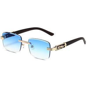 Óculos de sol de luxo de designer Novos Óculos de leopardo de argamassa de madeira cortada com tendência de photo street photo Óculos de sol Suanglasse 3jeu