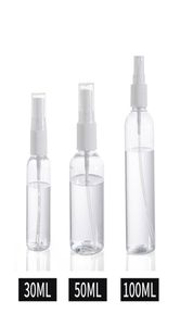 3 oz 2oz 1 oz seyahat plastik sprey şişesi boş kozmetik parfüm kap sis nozul şişeleri ile atomizer parfüm örnek fials8017641