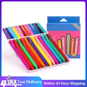 Pens 36 Renk Üçgen Boya Kamyonları Güvenli Nontoksik Üçgen Boyama Kalemleri Öğrenciler Çocuk Çocuk Kırtasiye Okulu Malzemeleri