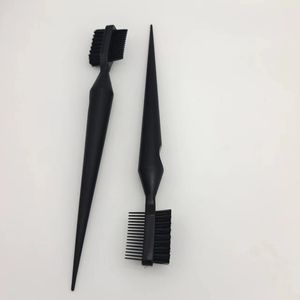 Черный пластик заостренной хвост для волос щетки для волос.